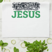 Weihnachten handelt von Jesus Design Geschirrtuch (Gefaltet)