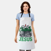 Weihnachten handelt von Jesus Design Schürze (Getragen)