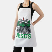 Weihnachten handelt von Jesus Design Schürze (InSitu)
