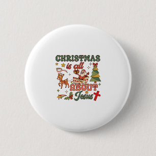 Weihnachten handelt von Jesus, Santa, Schlitten, R Button