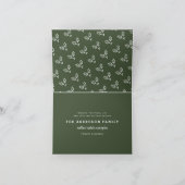 Weihnachten handgezeichnete Weihnachtskarte (Innenseite)