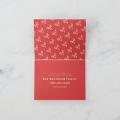 Weihnachten handgezeichnete Weihnachtskarte (Innenseite)