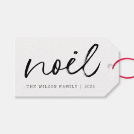 Weihnachten Handwriting Family Einfache CHRISTMAS Geschenkanhänger