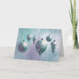 Weihnachten hängen Aquamarinen Bauern geflochtene