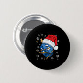 Weihnachten Hanukkah Dreidel Jüdische Designs UniK Button (Vorne & Hinten)