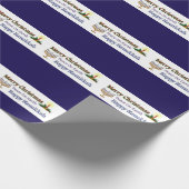 Weihnachten Hanukkah Geschenkpapier (Ecke)