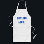 Weihnachten Hanukkah I Liebe Sie ein latscher jüdi Lange Schürze<br><div class="desc">Weihnachten Hanukkah I Liebe Sie eine latente jüdische lange Schürze</div>