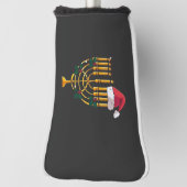 Weihnachten Hanukkah jüdisch Santa Menorah Golf Headcover (Rotieren 90)