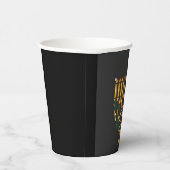 Weihnachten Hanukkah jüdisch Santa Menorah Pappbecher (Rechts)