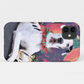 Weihnachten - Harlekin-Deutsche Dogge - Baron Case-Mate iPhone Hülle (Rückseite (Horizontal))