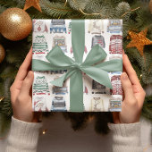 Weihnachten hässliche Pullover Muster Geschenkpapier