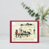 Weihnachten hat Affen Golf spielen, Froschbeobacht (Stehend Vorderseite)