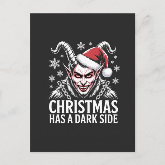 Weihnachten hat eine dunkle Seite (Vorderseite)