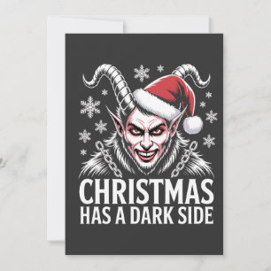 Weihnachten hat eine dunkle Seite Einladung