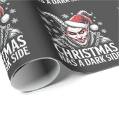 Weihnachten hat eine dunkle Seite Geschenkpapier (Rolleneckpunkt)