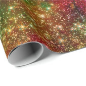 Weihnachten hat Galaxie-kosmischen Geschenkpapier (Rolleneckpunkt)