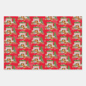 Weihnachten, Havanese, Golden Retriever, Labrador Geschenkpapier Set (Vorderseite 3)