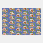 Weihnachten, Havanese, Golden Retriever, Labrador Geschenkpapier Set (Vorderseite)