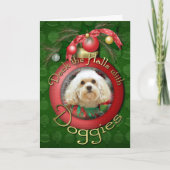 Weihnachten - Havanese - Mason (Vorderseite)