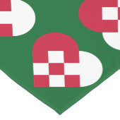 Weihnachten Heart Großer Tischläufer (Ecke)