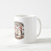 Weihnachten Hecke Umarme Igel Weihnachtsmann Hüte Kaffeetasse (VorderseiteRechts)