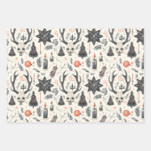 Weihnachten, Heide, Nordic Holiday Geschenkpapier Set (Vorderseite 2)