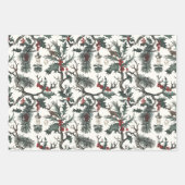 Weihnachten, Heide, Nordic Holiday Geschenkpapier Set (Vorderseite)