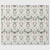 Weihnachten, Heide, Nordic, Solstiz, Winter, Weihn Geschenkpapier (Flach)