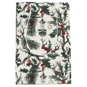 Weihnachten, Heide, Nordic, Solstiz, Winter, Weihn Mittlere Geschenktüte (Vorderseite)