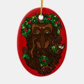 Weihnachten heidnische GreenMan Dekoration (Vorne)