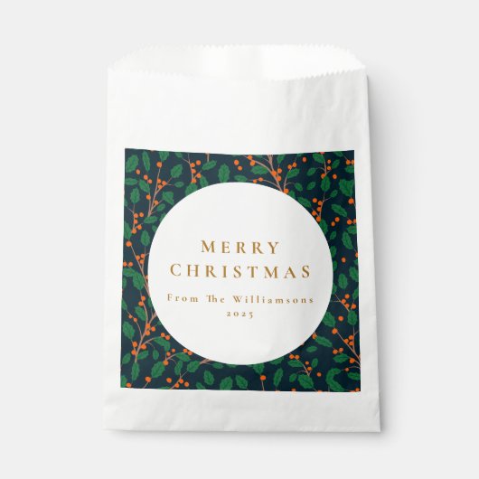 Weihnachten Heilige botanische Vegetation Geschenktütchen (Vorderseite)