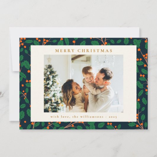 Weihnachten Heilige botanische Vegetation Zwei Fot (Vorderseite)