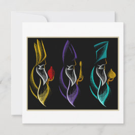 Weihnachten Heilige Drei Könige Stickerei-Stil