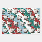 Weihnachten Heiliger Bernard und Berner Hund Geschenkpapier Set (Vorderseite 3)