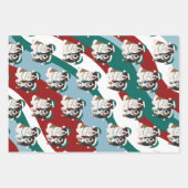 Weihnachten Heiliger Bernard und Berner Hund Geschenkpapier Set (Vorderseite 2)