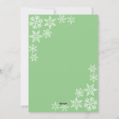 Weihnachten Heiliger Berry Happy Holidays Foto Fam (Rückseite)