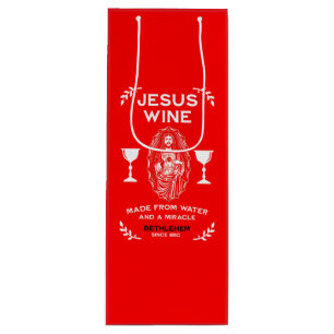 Weihnachten Heiliger Wein Neuheit Geschenktüte Für Weinflaschen