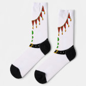 Weihnachten: Helfer Elf Socken (Linkes Detail)