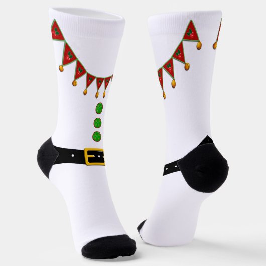 Weihnachten: Helfer Elf Socken (Gewinkelt)