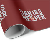 Weihnachten: Helfer Geschenkpapier (Rolleneckpunkt)