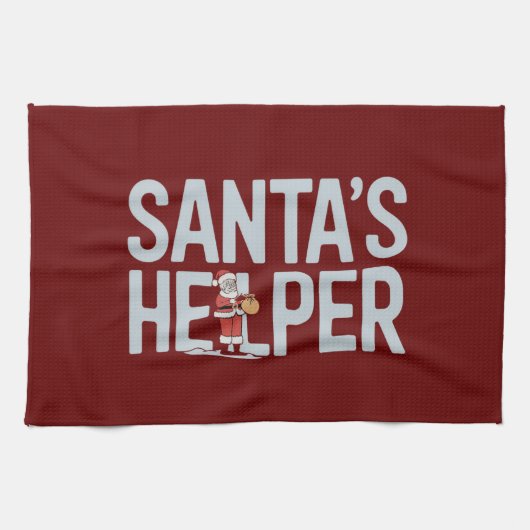 Weihnachten: Helfer Geschirrtuch (Horizontal)