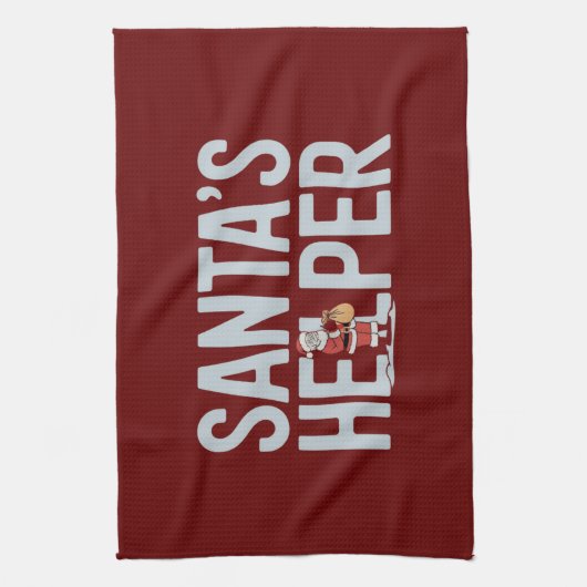 Weihnachten: Helfer Geschirrtuch (Vertikal)