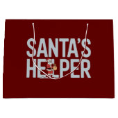 Weihnachten: Helfer Große Geschenktüte (Vorderseite)