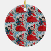 Weihnachten: Helfer Keramik Ornament (Hinten)