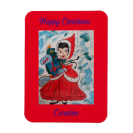 Weihnachten: Helfer Magnet