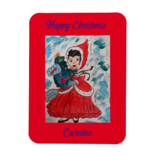 Weihnachten: Helfer Magnet