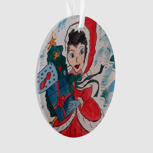 Weihnachten: Helfer Ornament (Vorderseite)