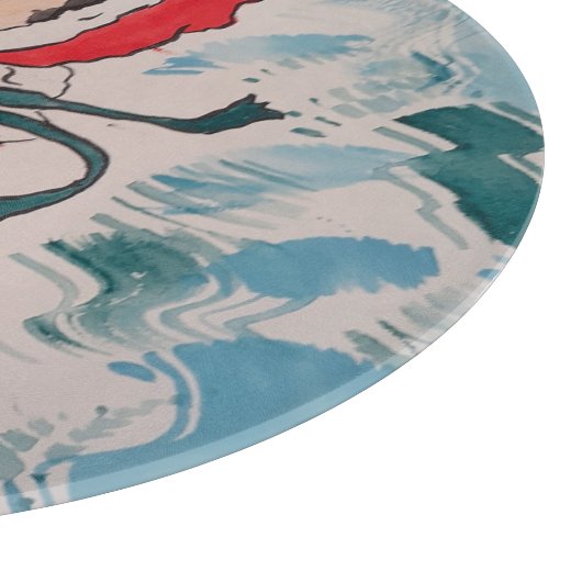 Weihnachten: Helfer Schneidebrett (Ecke)