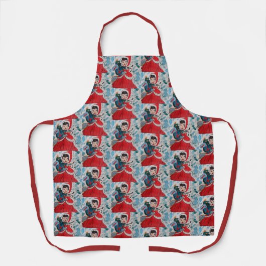 Weihnachten: Helfer Schürze (Vorderseite)