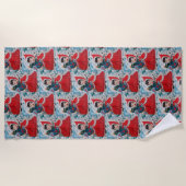 Weihnachten: Helfer Strandtuch (Vorderseite)